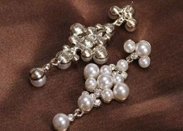 new hot Elegant lady earrings European and American fashion vintage court exquisite pearl elegant earrings fashion classic exquisite new sty