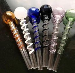 2022 new hot sell High Quality new glass pipes oil burner Curved Oil Smoking Pipes Mini Glass Pipes For Glass Bongs Water Piipes