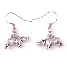 Hot Sale Earrings For Women Animal Rhinoceros 3D Charm Design Personality Design Good Gift Choose Zinc Alloy Provide Dropshipping