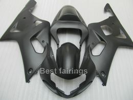 Fairing kit for SUZUKI GSXR600 GSXR750 2001 2002 2003 all black GSXR 600 750 01 02 03 fairings FG56