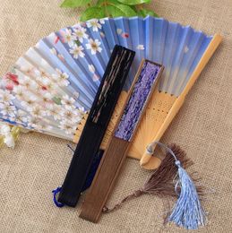 New hot sale Chinese wind gift silk fan Japanese and fan Folding fan dance props T4H0230
