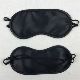 Free shipping Black Eye Mask Shade Nap Cover Blindfold Mask for Sleeping Travel Soft Polyester Masks