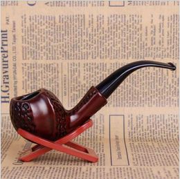 Men's resin pipe, metal bucket, bakelite bent and carved filter pipe can be cleaned.