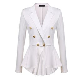 Womens Fashion Office Jacket Ladies Slim Jackets Female Solid Button Elegant Coats