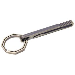 Super Titanium Set QingGear HangClip+KeyRing1 Key Organiser Hanging Key Tool EDC Outdoor Tool