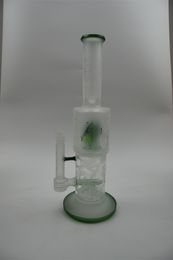 Glass hookah, oil rig bong, smoking pipe, green filter, 14mm joint factory direct sales welcome to order