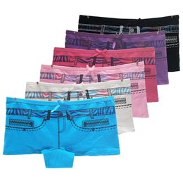 5 pcs Sexy Women Ladies Casual Comfortable Seamless Boxer Shorts Culotte Femme Safety Panties Sexy Lingerie Underwear Boyshort262M