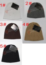 autumn winter man Cool fashion hats woman Knitting hats Winter warm hat Unisex warm hat classic cap Brand knitted hat 5 colors free shipping