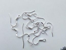 1000pcs/lot 925 LOGO 925 Silver Earring Findings Fishwire Hooks Ear Wire Hook French HOOKS Jewelry DIY 15mm fish Hook