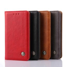 Luxury Leather Case For iPhone X Book Flip Leather Wallet Cover Bag for iPhone 7 plus