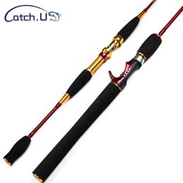 Catch.U Spinning Fishing Rod Carbon Fiber,Fishing Rod Carbon Ocean Beach Fishing Casting Rods