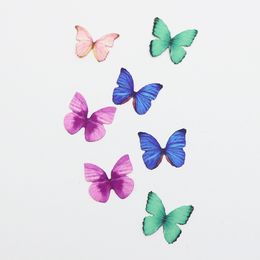 12PCS 3D PVC Magnetic DIY Butterfly Wall Decoration Sticker Home Room With Double Side Glue Fridge Magnet lin2613