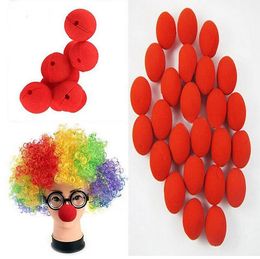 Hot sale Adorable Red Ball Foam Circus Clown Nose Comic Party Halloween Costume Magic Dress Accessories Decoration GA334