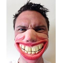 Funny Half Face Big Dick Nose Mask Willy Face Teeth Fancy Dress Stag Hen Party
