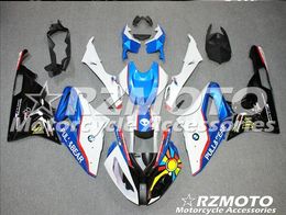 3 free gifts Complete Fairings For BMW S1000RR 1000RR 2015-2016 Injection molding Fairing Blue White X60