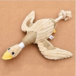 Funny Dog Chew Toy Sound Plush Pet Puppy Toys Squeaky Duck Toys For Dog Soft Pets Cat Bite Chewing Puppy Dog Toy 20S6