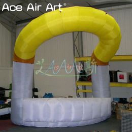 New Arrived Inflatable Treat Shop Inflatable Coconut Counter Airblown Trade Show Tent/Stands For Summer Entertainment