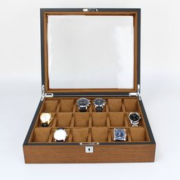 Best Luxury Big Size 18 Grids Jewelry Watches Case Box Wooden Velvet Display&Storage Luxury Gifts Business Promotion, China Boxes Wholesale