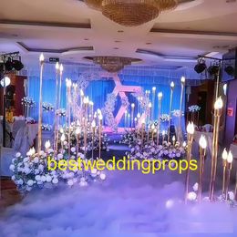 Wedding Centrepiece flower stands for wedding stage decoration best0362
