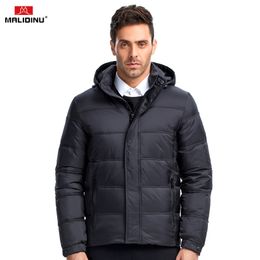 MALIDINU 2017 High Quality Men Down Jacket Winter Down Coat Parka 70%White Duck Thicken Winter Jacket Brand Free Shipping