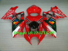 Hi-Grade Motorcycle Fairing kit for SUZUKI GSXR1000 K7 07 08 GSXR 1000 2007 2008 ABS Plastic Hot red Fairings set+Gifts SX11