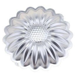 Cartoon Aluminum Alloy Sunflower Cake Cookie Mold Baking Tool Fine-made flower leaves and seeds layout design