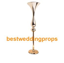 new style reversible trumpet mental iron flower vase tall flower stand wedding flower holder home party event decor best0093