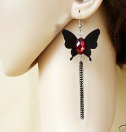 Hot Style Fashion cartoon hell butterfly earrings pendant hand-made original tassel butterfly earrings fashion earrings classic exquisite el