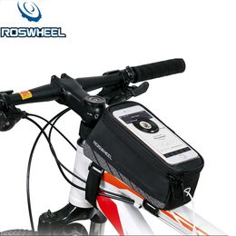 Roswheel Bike Touch Screen Tube Bag Phone Pocket Riding Cycling Supplies for Hainan International Road Cycling Race