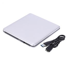 Freeshipping USB 3.0 External DVD/CD-RW Drive Burner Slim Portable Driver For Netbook MacBook Laptop Desktop External Optical Drives