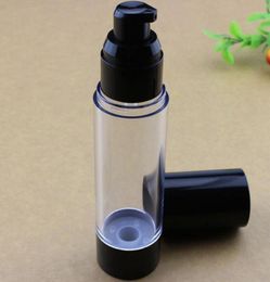 50ML round airless bottle with PP treatment pump, cosmetic empty container makeup packaging container LX1243