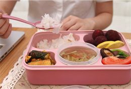 Bento Box Tableware Suit Oven Lunchbox Microwave Dinnerware Sets Food Container Large Meal Box Five Plus a Separation Preference