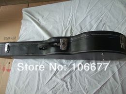 Free Shipping Gourd Shape Guitar Hardcase In Black for Custom & Standard Electric Guitar Hard Case *** Not Sold Separately