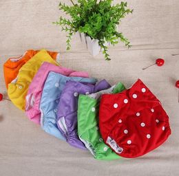 Baby Cloth Nappy Nappies Washable Reusable Grid Cotton Training Pant Fraldas Winter Summer Version Diapers Mix 30 Pieces Wholesale