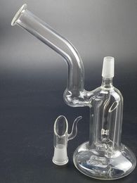 Pipkin Shape Glass Bong Water Pipe 8.5 inch with 14mm Male Joint Heady Oil Rigs Dab Bowl Hookahs