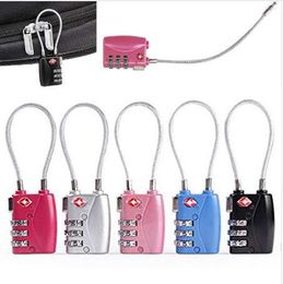 3 Digital Combination Travel Suitcase Luggage Bag Code Loop Lock Padlock Cupboard Coded Locks Mini Coded Lock Security