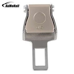 Car Silver Colour Seat Belt Clip Extender Stainless Steel Safety Belt Buckle