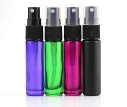 10ml Glass Aromatherapy Essential Oil Roller Roll On Refillable Bottles Portable Travel Cosmetic Container Makeup Tools