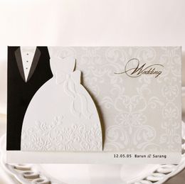 The Bride and Groom wedding invitations card event Party supplies Invitations de boda wedding Party decorations