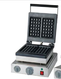 Ücretsiz gönderim 110V 220V 2 PCS Waffle Maker Ticari Waffle Machine