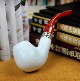 Like sepiolite, white red tail, cigarette holder, detachable pipe, old fashioned hammer, smoother and smoother.