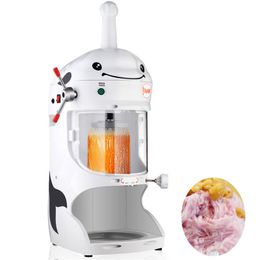 Qihang_top Commercial Snow Cone Ice Shaver Machine Maker Food Processing 110v 220v Electric Snowflake Shaved Ice Machines