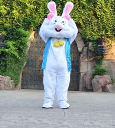 2018 Factory direct sale BRAND Cartoon New Professional Easter Bugs Bunny Mascot Costume Fancy Dress Hot Sale Party costume Free Ship