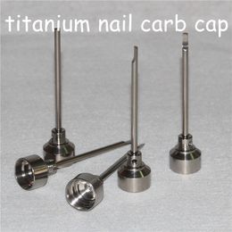 Hot Sale G2 Titanium Carb Cap Tool for male female 14mm/18mm Domeless Nails GR2 Titanium nail Grade 2 titanium Ti Nail