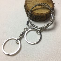 survival 4 strands of wire rope chain saw wire according to OPP packing belt ring Outdoor Gadgets