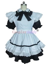 Girl Classic Lolita Maid Dress Maid Cafe Outfit Fancy Dress Cosplay Costume