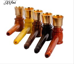 Chess, metal solid wood small pipe, men portable cigarette fittings