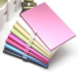 Business Name Credit ID Card Case Holder Aluminium Business Card Holder Card Files Aluminium Silver Colour SN2081