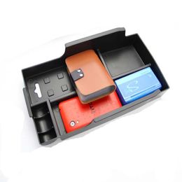 Car Armrest Box Central Secondary Storage Glove Phone Holder Container Organiser Case For Toyota Camry 2012-2015 New Accessories