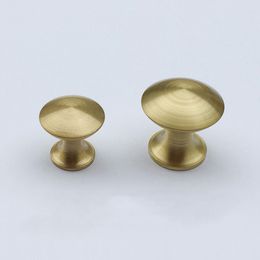 2 pieces solid simple drawer knob furniture door handle hardware wardrobe shoe single hole round cone pull